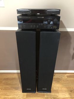 Polk audio towers and extra
