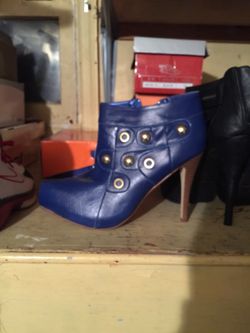 Blue heels