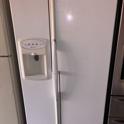 White Maytag Refrigerator And Freezer