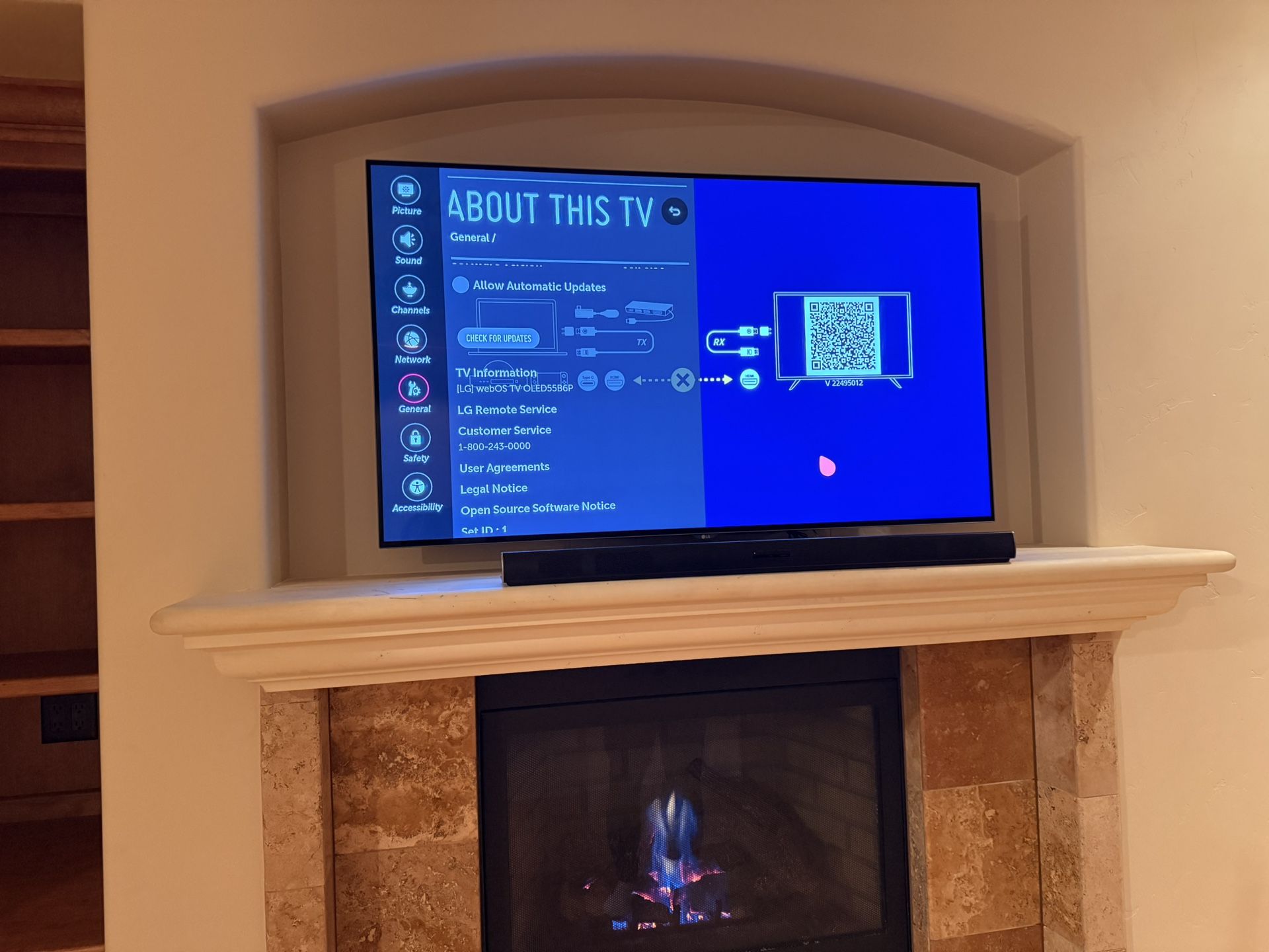 TV - LG OLED - 55”