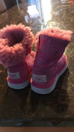 Ugg pink warm boots size 6c