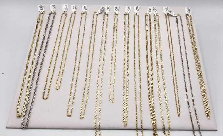 Assorted Gold Chains