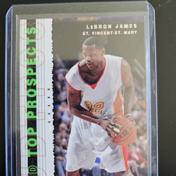 2003-04 Upper Deck Top Prospects - LeBron James #60