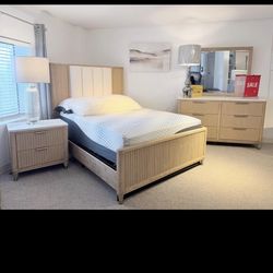 4 PCS Marble Bedroom Set