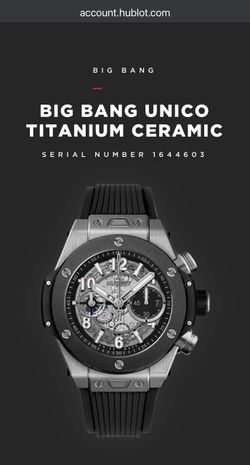 Hublot big bang unico 2023 new