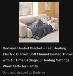 Bedsure heated blanket BRAND NEW