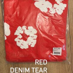 RED DENIM TEAR 
