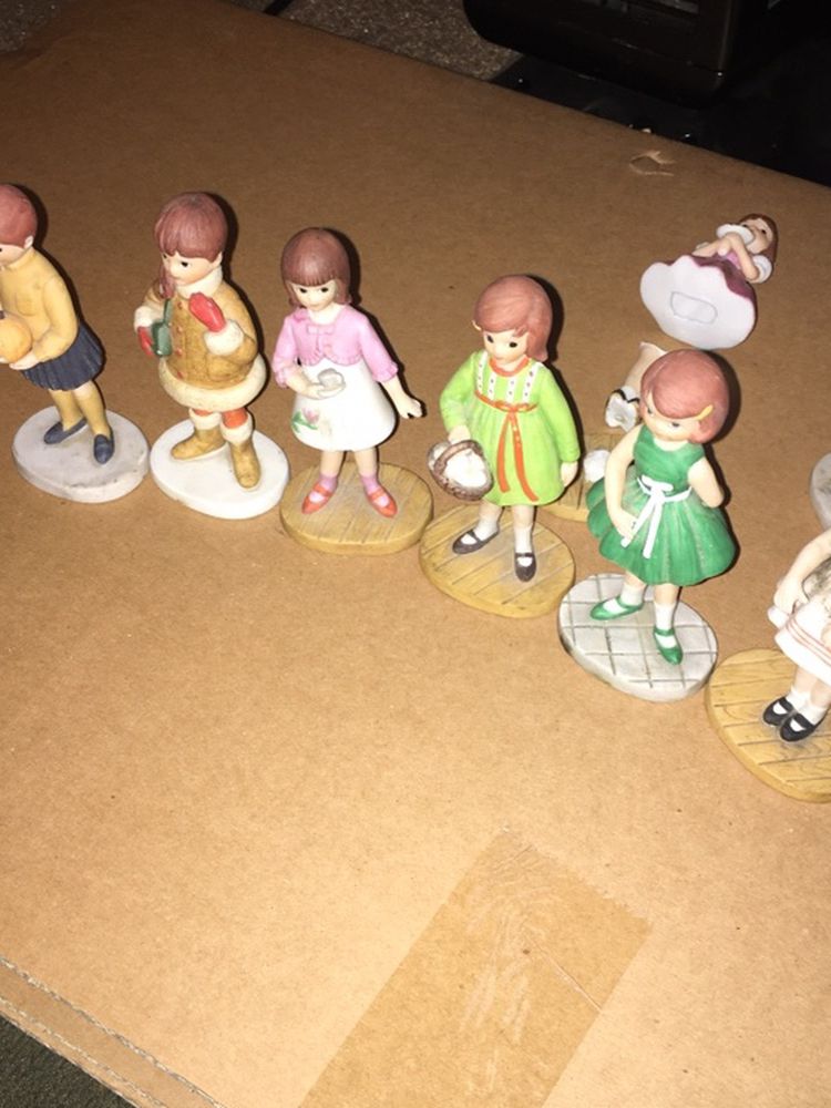 Betsy McCall 1984 Ceramic Figurines