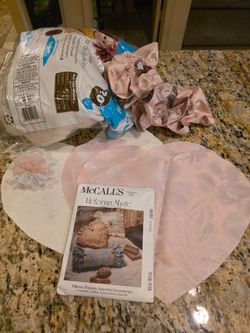 McCall's Victorian Magic 0010 Sewing Pattern and Supplies Victorian Heart Pillow