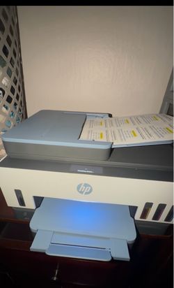 Hp printer smart tank 7602  all in one cartige surf blue color