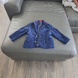 Blue Velvet Crush Boy Blazer