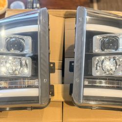 Headlights Complete Assembly 2011-16 Ford F250/350/450