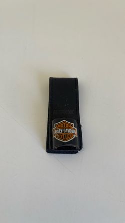 Harley-Davidson Black Leather Belt Loop Pouch