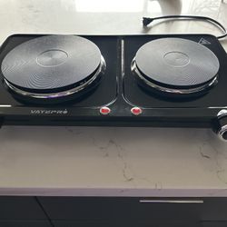Portable Electric Double Hot Plate Burner 