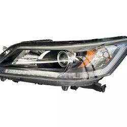  FOR 2013-2015 HONDA ACCORD SEDAN LEFT DRIVER SIDE HALOGEN HEADLAMP HEADLIGHT