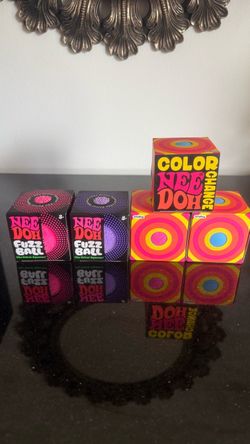 Nee Doh Fuzz Ball and Color Change Bundle