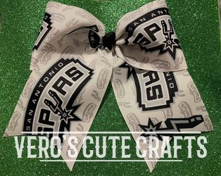 CUTE SPURS CHEER BOWS