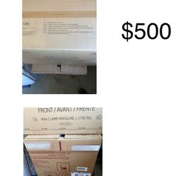 Brand new stainless steel GE over the range microwave brand new stainless steel GE dishwasher