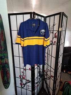 Men's Buffalo Sabres NHL Polo Shirt Jersey XL