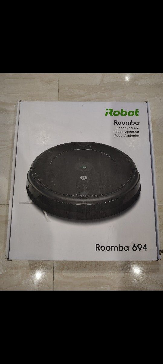 iRobot Roomba 694 Robot Vacuum Self Charging Pet Hair Carpet Hard Floors Vac