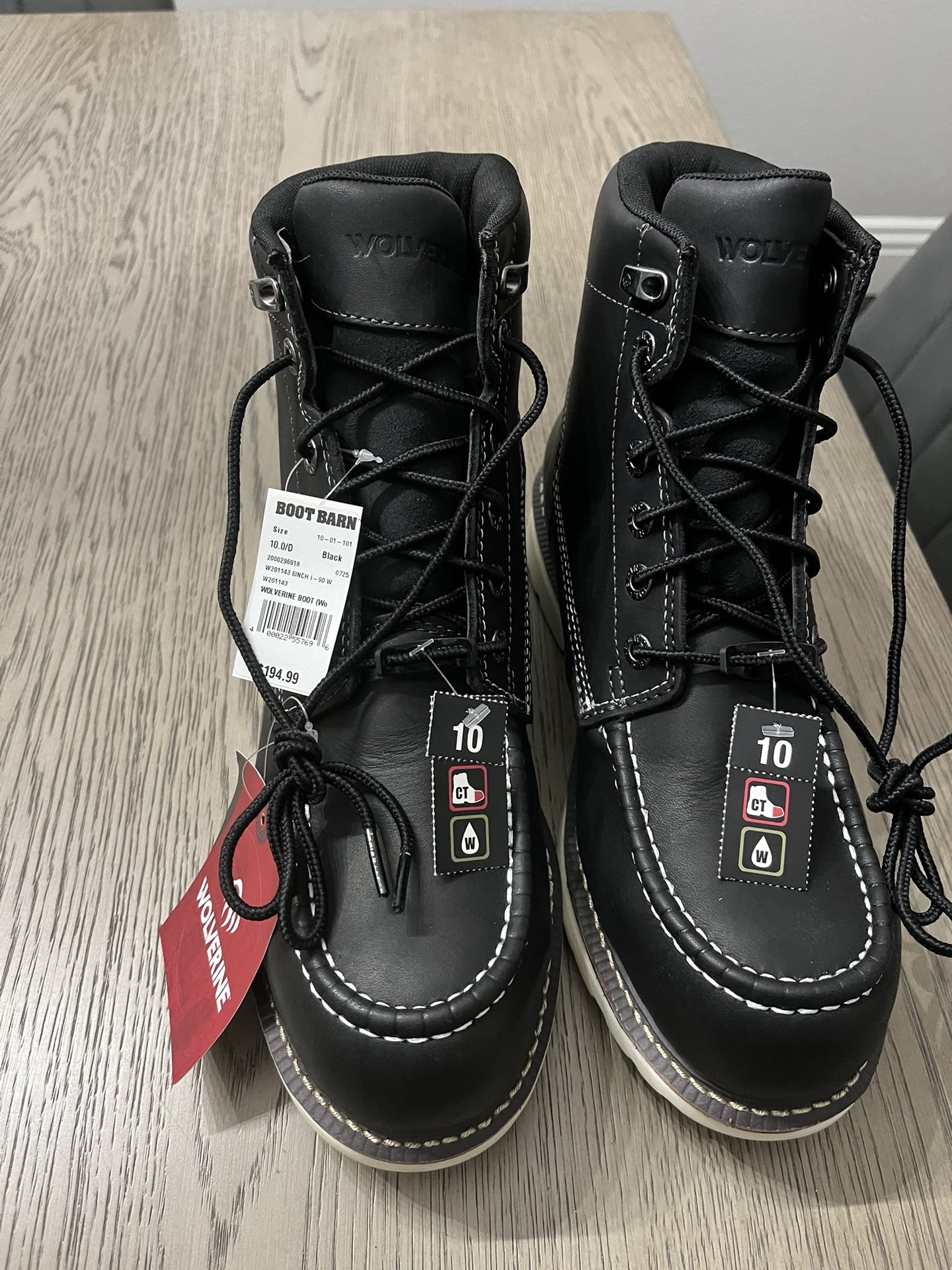 WOLVERINE MEN'S I-90 DURASHOCKS WORK BOOTS - COMPOSITE TOE