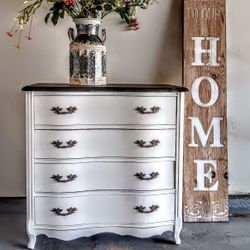Farmhouse French Provincial Chest Of Drawers 