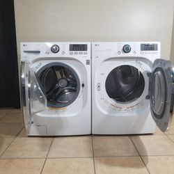 LG Washer And Electric Dryer Free Deliver And Install 6 Month warranty.