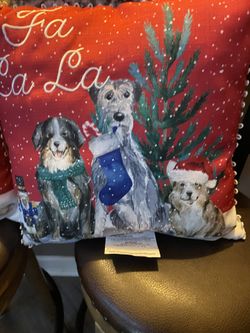 Christmas Doggy Pillows