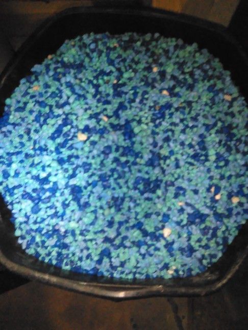 Blue Gravel For Fish Tank As Much As U Need