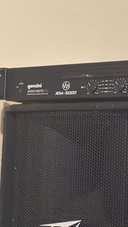 Gemini XGA 5000 power amp Gemini XGA 5000 power amp