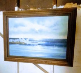 Antique  Canvas Painting