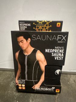 SaunaFX men’s neoprene sauna vest