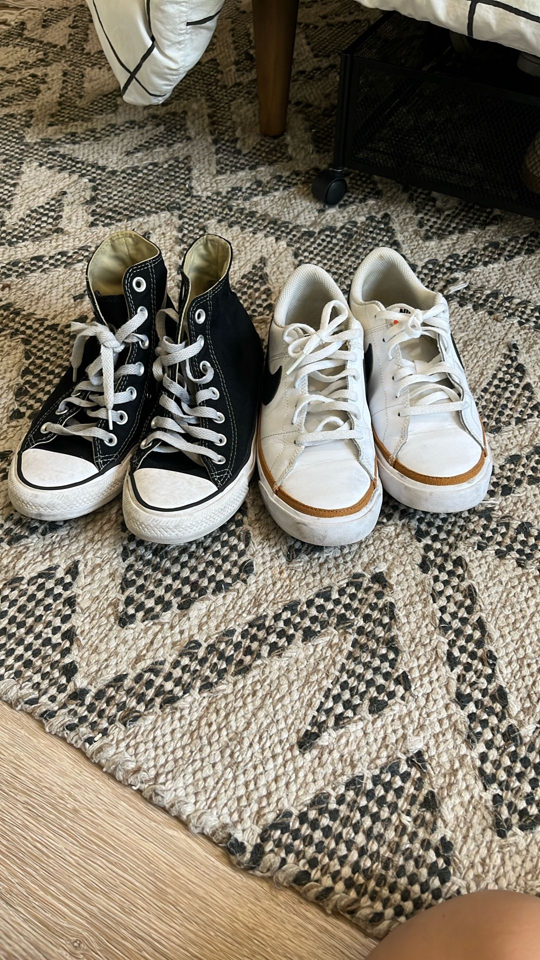 Converse and Nike