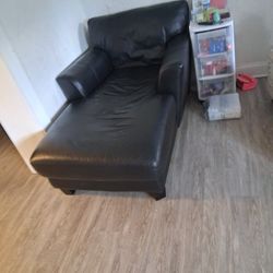Genuine Leather Lounge Sofa 