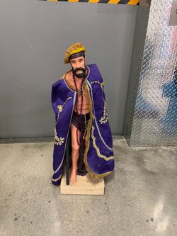 Jesus Nazareno Religious Statue with Purple Robe