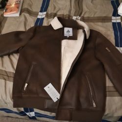 Men's Jacket Xl Faux Suede Leather Chamarra