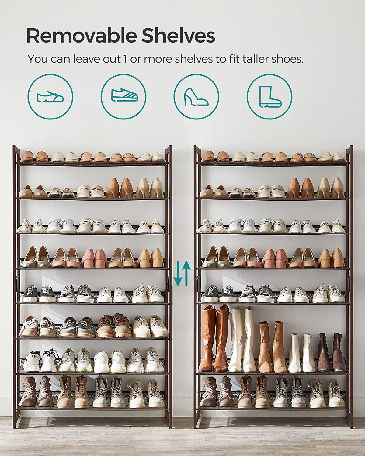 5 Tier Extra Long Shoe Rack for Sale in Temple City, CA - OfferUp