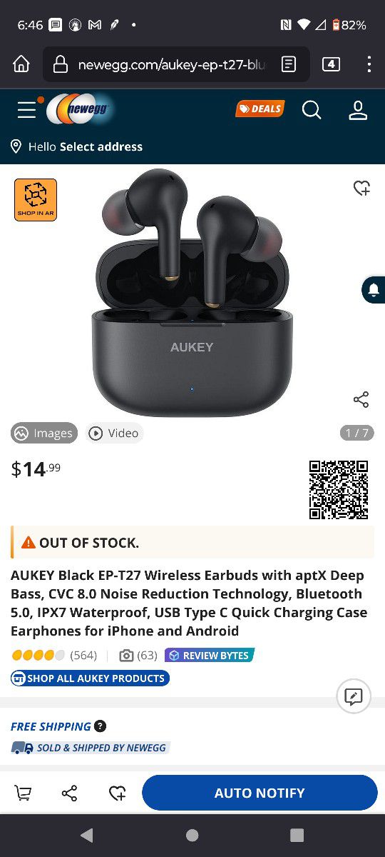 Factory Sealed Bluetooth Earbuds