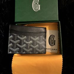 Goyard Saint Sulpice Card Holder Wallet - Black Authentic EXCLUSIVE