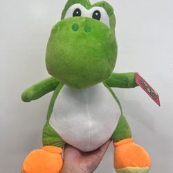 14'' Green Yoshi Super Mario Plush Nintendo Toy Licensed