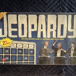 Vintage 1980s – Complete Jeopardy! 2nd Edition Board Game by Pressman (Sealed, unused) 