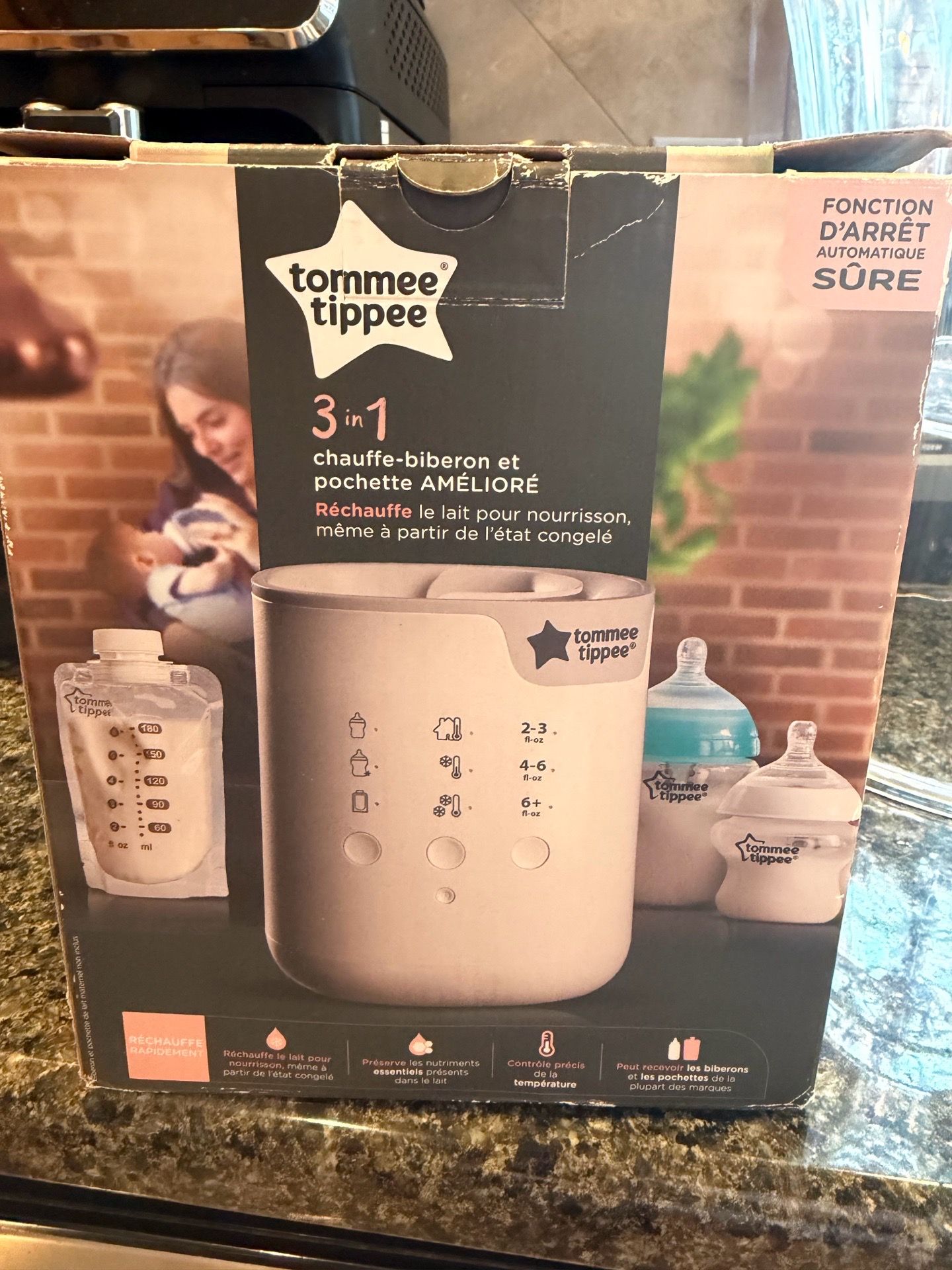 Tommee Tippee Baby Bottle and Food Warmer, Warms Breast Milk, Formula, Jars and Pouches to Body Temperature in Minutes, Automatic Timer, Touch Setting