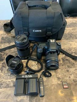 Canon EF-S, black strip, full complete set