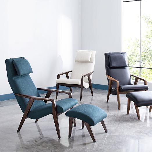 West elm contour sale chair