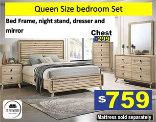 4 Pcs Bedroom Set