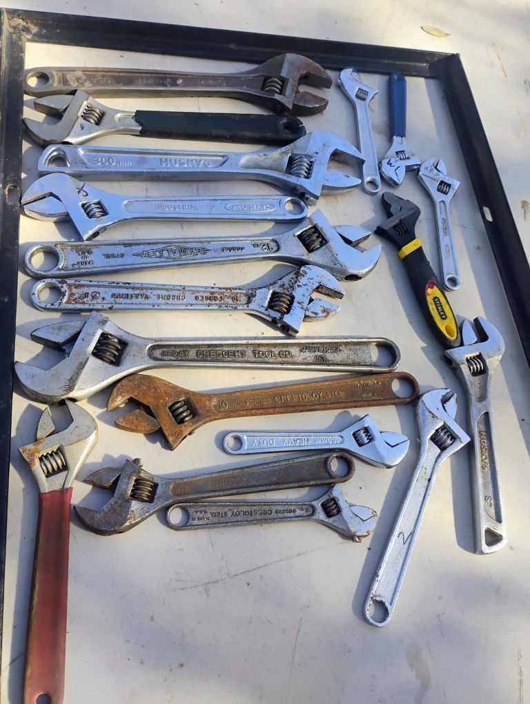 Adjustable wrenches