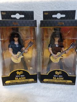 Slash from Guns And Roses Premium Sold Gold Funko Pop..smoke Free Home