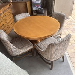 Table And 4 Chairs 