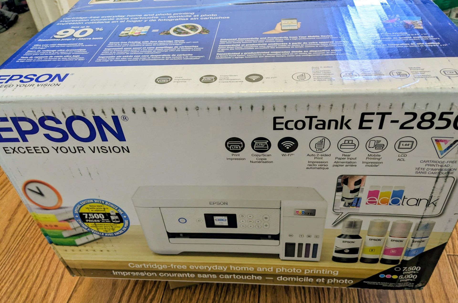 Epson EcoTank ET-2850 Color Printer - BRAND NEW SEALED