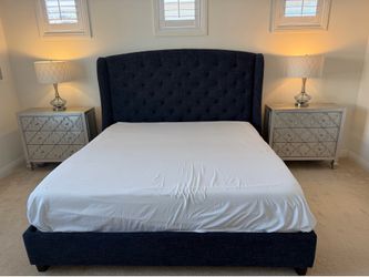MADISON PARK NIGHTSTANDS WITH MATCHING LAMPS
